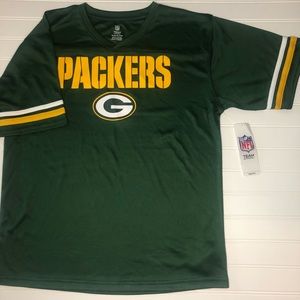NWT Boys Green Bay Packers Jersey Style T-Shirt